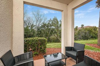 Private patio or screened-in porch in select apartments